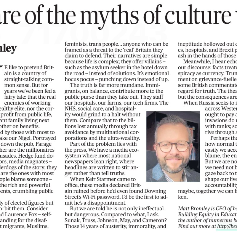 Beware the culture war&nbsp;myths