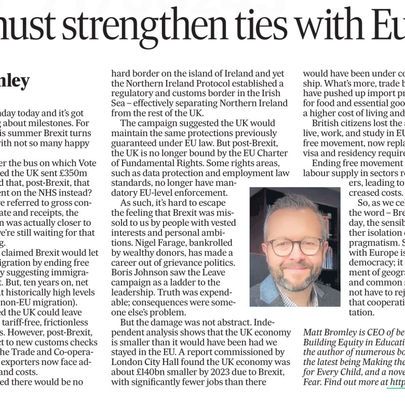 It’s Brexit’s birthday… with not so many happy&nbsp;returns