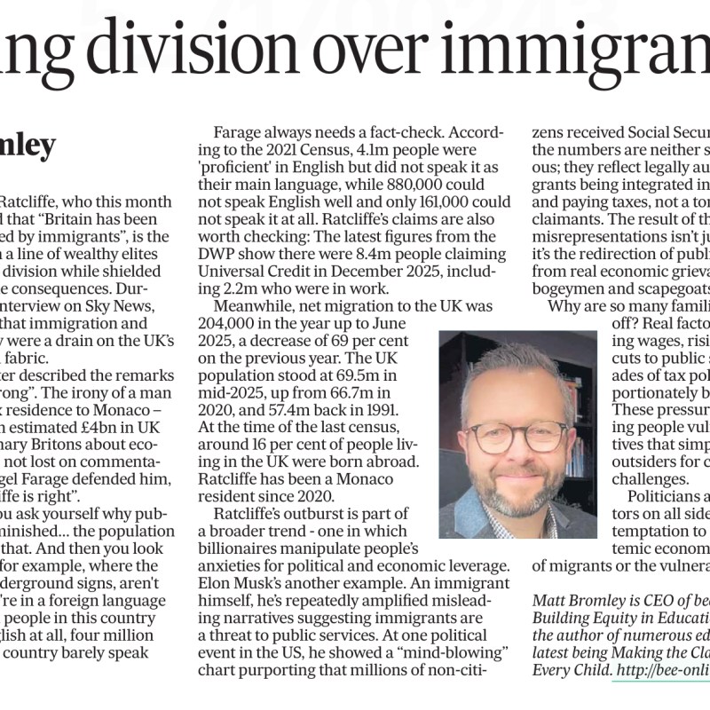 Bogeymen from the billionaire’s playbook